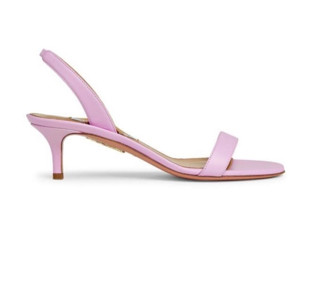 Aquazzura So Nude Sandal 50 in Petal Pink 40